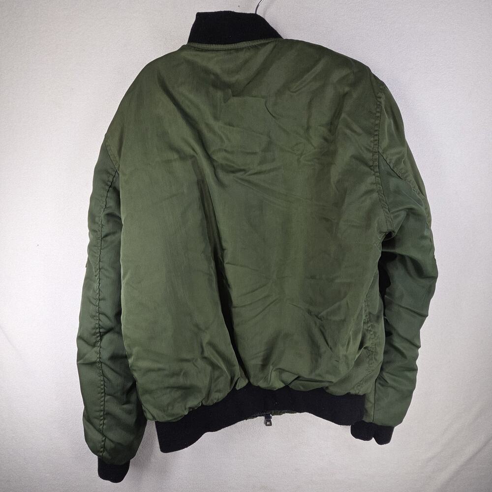 M+RC NOIR MA-1 Bomber Jacket Flight Jacket Large Green Cold Gorpcore Designer - Picture 2 of 10